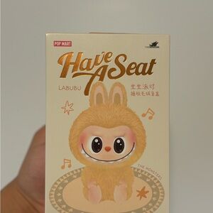 Labubu Stuffed Animal - Cream